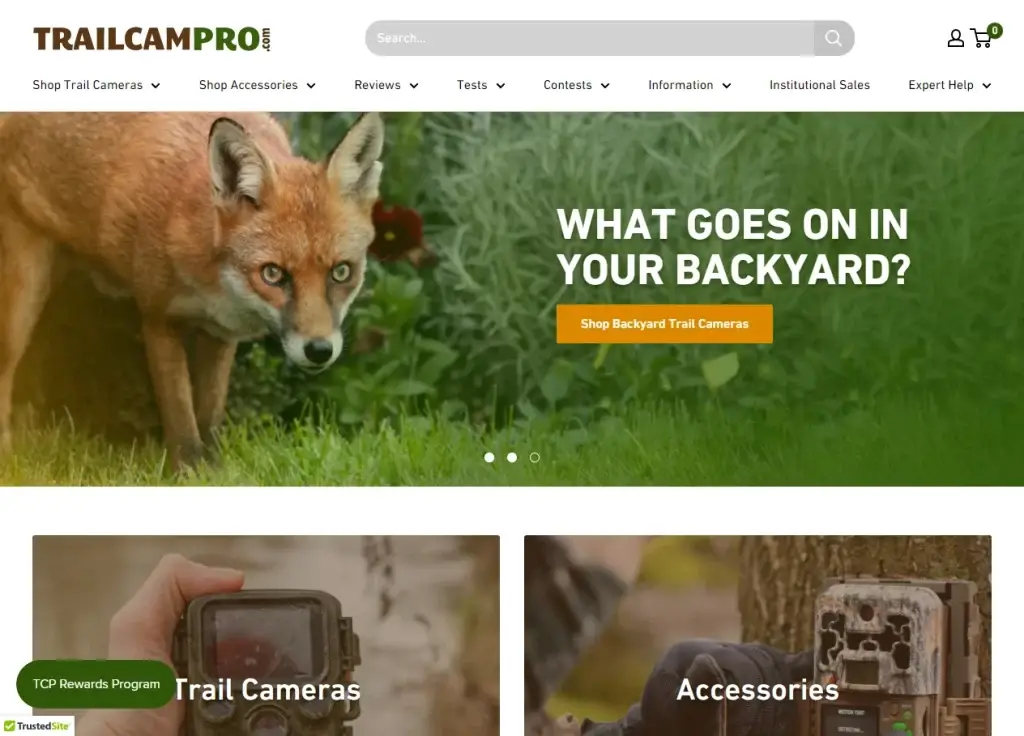 Trailcampro homepage